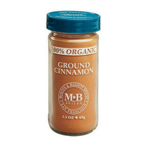 Morton & Bassett, Organic Ground Cinnamon, 2.3 Oz(Case Of 3) Morton & Bassett