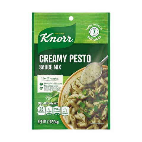 Knorr, Creamy Pesto Pasta Sauces, 1.2 Oz(Case Of 12)