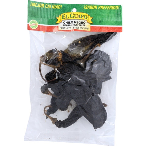 El Guapo, Chili Pod Negro Whl, 2 Oz(Case Of 12)