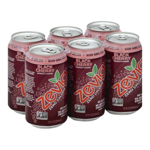 Soda Black Cherry Case of 4 X 72 Oz by Zevia