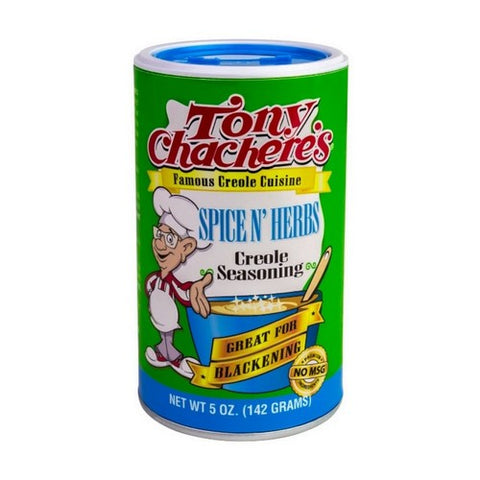 Tony Chachere's, Ssnng Spice & Herb, 5 Oz(Case Of 6)