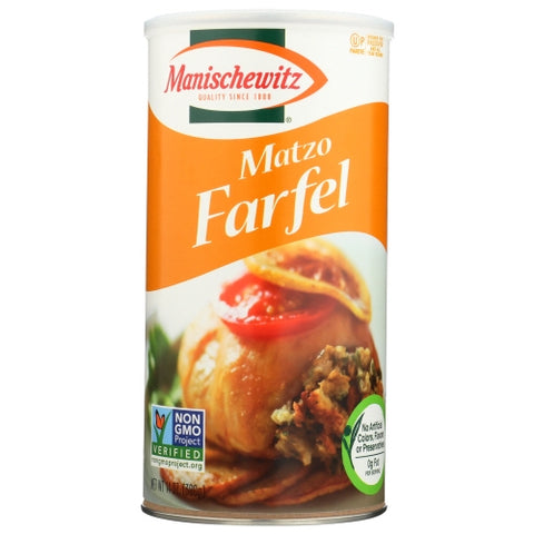 Matzo Farfel Canister Case of 12 X 14 Oz by Manischewitz