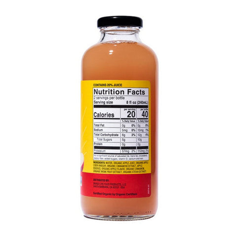 Bragg, Bev Apple Cider Appl&Cnnm, 16 Oz(Case Of 12) Bragg