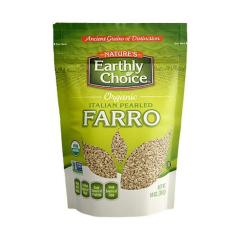 Natures Earthly Choice, Pearled Farro  Italian, 14 Oz(Case Of 6)