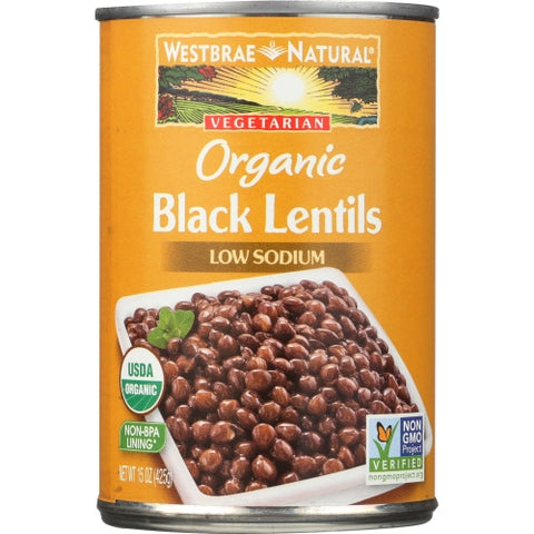 Westbrae, Bean Lentil Black, 15 Oz(Case Of 12)