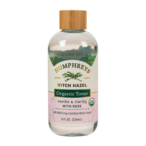 Humphreys Homeopathic Remedies, Organic Witch Hazel, Soothe Rose 8 Oz
