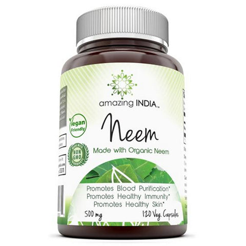 Amazing Nutrition, Amazing India Neem, 500 mg, 120 Veg Caps