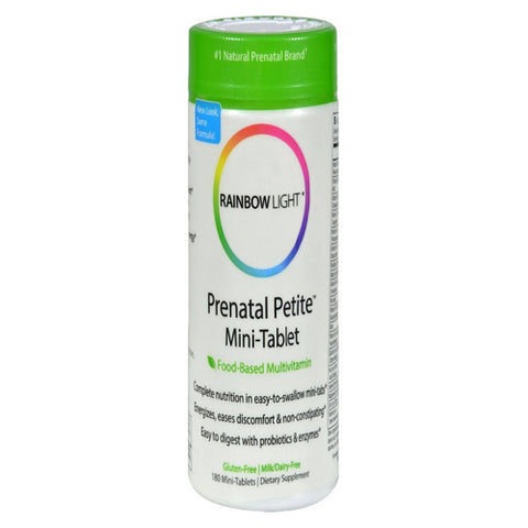 Rainbow Light, Prenatal Petite Mini-Tab Multivitamin, 180 Tabs