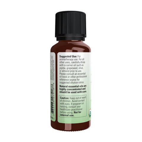 Now Foods, Organic Essential Oils, Geranium 1 Oz