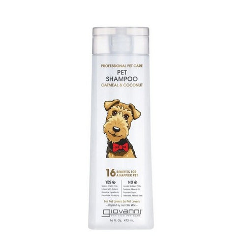 Giovanni Cosmetics, Professional Pet Shampoo, Oatmeal & Coconut 16 Oz