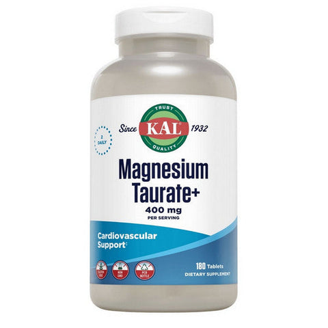 Kal, Magnesium Taurate Plus, 180 Tabs Kal