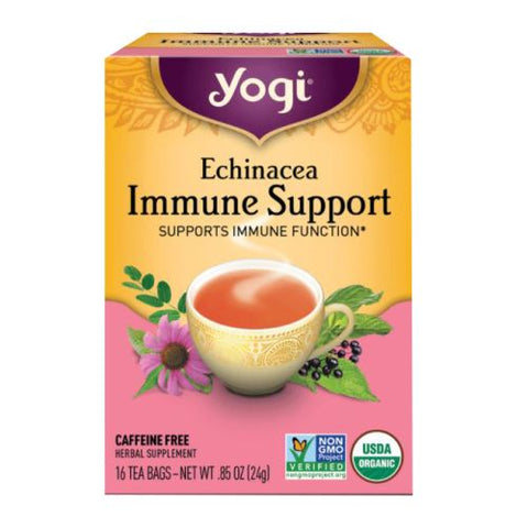 Yogi, Organic Echinacea Immune Support, 16 Bags