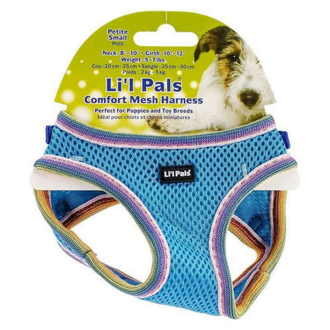 Comfort Mesh Harness Blue Lagoon Small (Neck: 8-10") by Li'l Pals