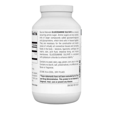 Source Naturals, Glucosamine Sulfate, Powder 16 Oz