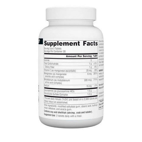 Source Naturals, Glucosamine Chondroitin, Extra Strength 60 Tabs Source Naturals