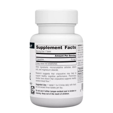 Source Naturals, Vinpocetine, 10 MG, 60 Tabs Source Naturals