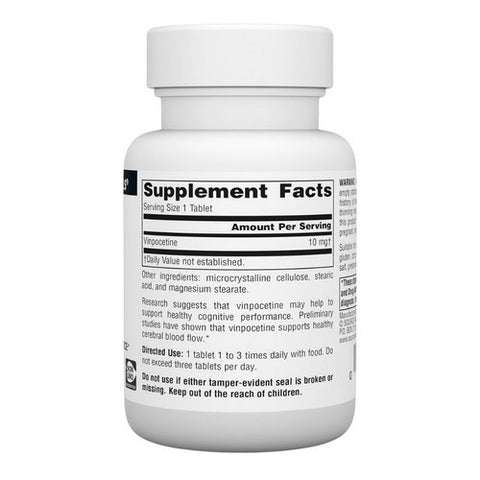 Source Naturals, Vinpocetine, 10 MG, 120 Tabs