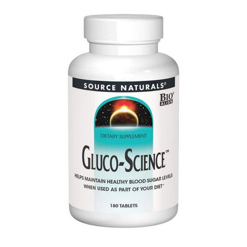 Source Naturals, Gluco-Science, 180 Tabs Source Naturals