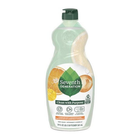 Seventh Generation, Dishwash Lemongrass Clementine, 19 Oz(Case Of 6)
