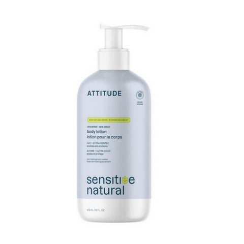 Attitude, Body Lotion Fragrance Free, 16 Oz