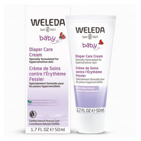 Weleda, White Mallow Diaper Care Cream, 1.7 Fl Oz
