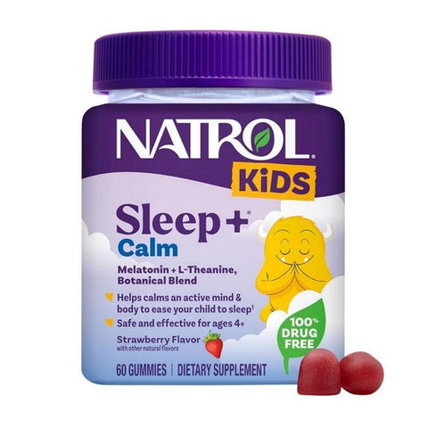 Natrol, Kids Sleep Plus Calm Strawberry, 60 Gummies