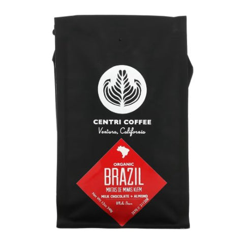 Centri Coffee, Organic Brazil Whole Bean Coffee, 12 Oz Centri Coffee