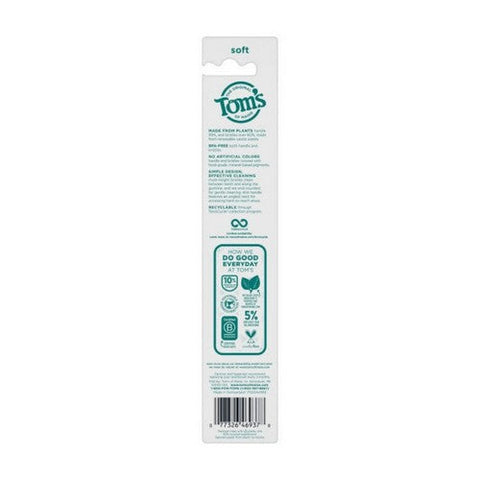Tom's Of Maine, Naturally Clean Soft-Bristle Toothbrush Twin Pack, 2 Count Tom's Of Maine