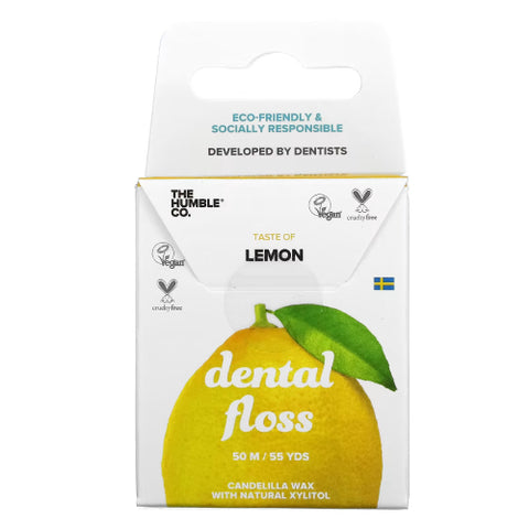 The Humble Co, Dental Floss Lemon 50 M, 55 Yds
