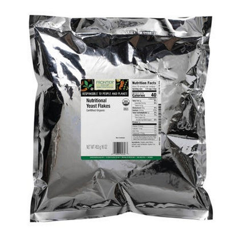 Frontier Coop, Organic Yeast Nutritional Flakes, 16 Oz
