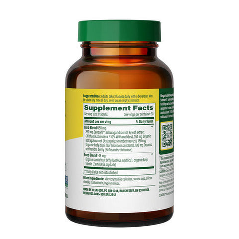 MegaFood, Ashwagandha Complex, 60 Tabs MegaFood