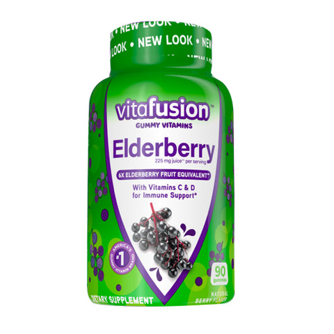 Vitafusion, Vitafusion Elderberry Gummies, 90 Count