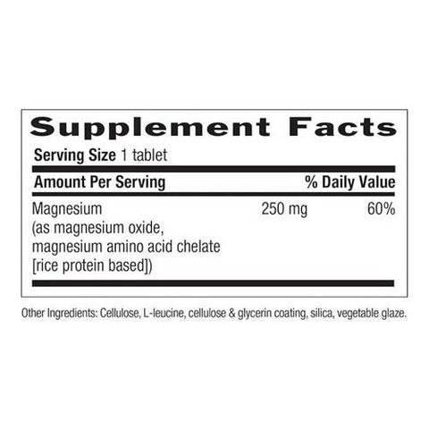 Country Life, Chelated Magnesium, 250mg, 240 Tabs Country Life