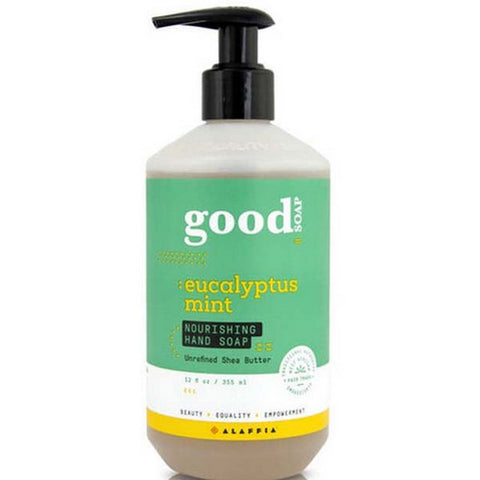 Alaffia, Hand Soap Eucalyptus Mint, 12 Oz