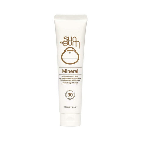 Sun Bum, Mineral SPF 30 Sunscreen Face Lotion, Non-Tinted 1.7 Oz