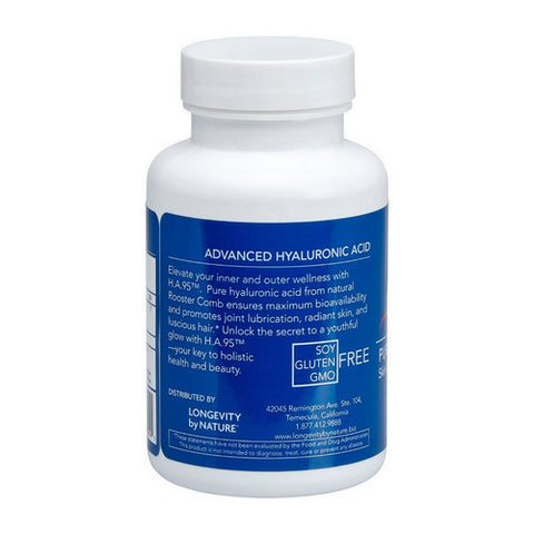 Longevity by Nature, H.A.95 Hyaluronic Acid, 60 Caps