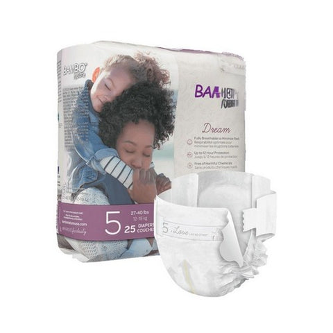 Bambo Nature, Baby Diapers Size 5, 25 Count