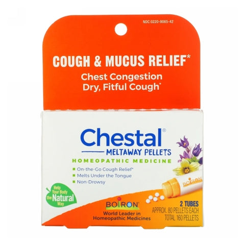 Boiron, Chestal Meltaway Pellets, 160 Pellets / 2 Tubes