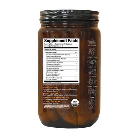 For The Biome, Stress Therapy 7 Flower Infusion, 10 Count