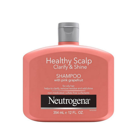 Neutrogena, Healthy Scalp Clarify And Shine Shampoo With Pink Grapefruit, 12 Oz