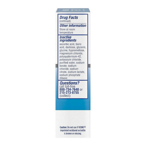 Neutrogena, Visine Dry Eye Relief All Day Comfort Lubricant Eye Drops, 0.5 Oz