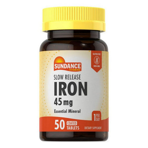 Sundance, Iron Coated Slow Release, 45 Mg, 50 Tabs Sundance