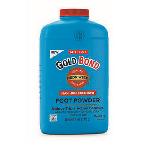 Gold Bond, Medicated Foot Powder Maximum Strength, 4 Oz