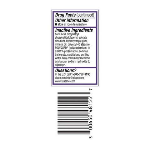 Systane, Complete Lubricant Eye Drops, 5 Ml