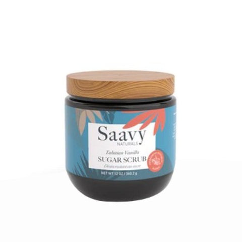 Saavy Naturals, Tahitian Vanilla Sugar Scrub, 12 Oz Saavy Naturals