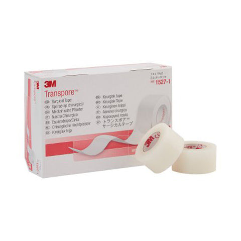 3M, Transpore Plastic Medical Tape 1 Inch x 10 Yard Transparent, 1 Roll