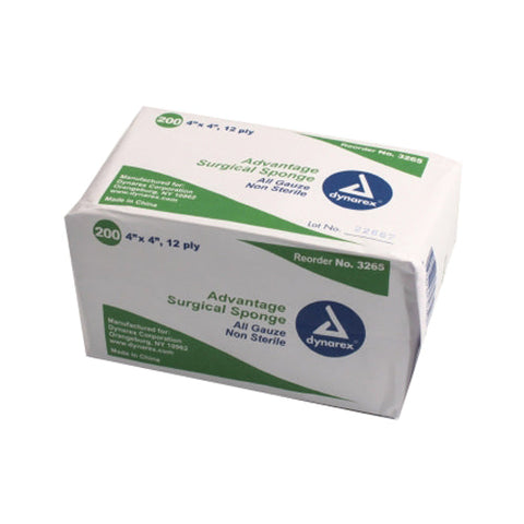 Advantage Urinal Systems, Advantage NonSterile Gauze Sponge 4 x 4 Inch, 1 Pack Advantage Urinal Systems