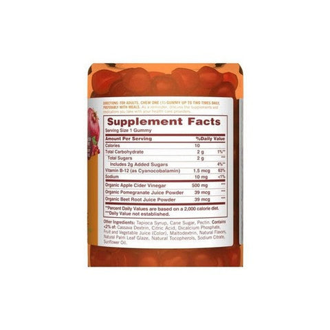Sundown Naturals, Apple Cider Vinegar Gummies, 90 Count Sundown Naturals