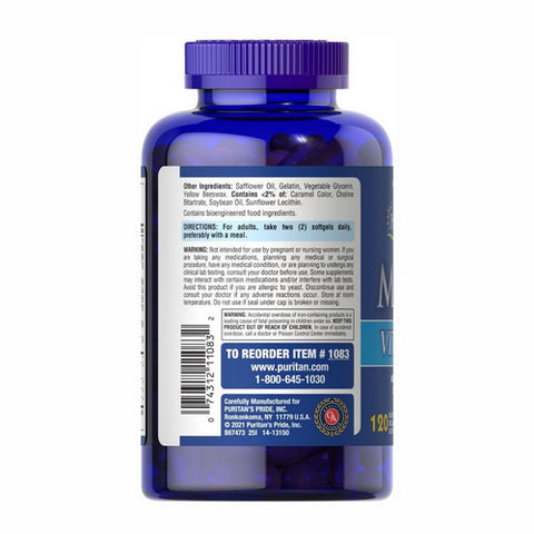 Puritan's Pride, Mega Vita Gel with Zinc, 120 Softgels