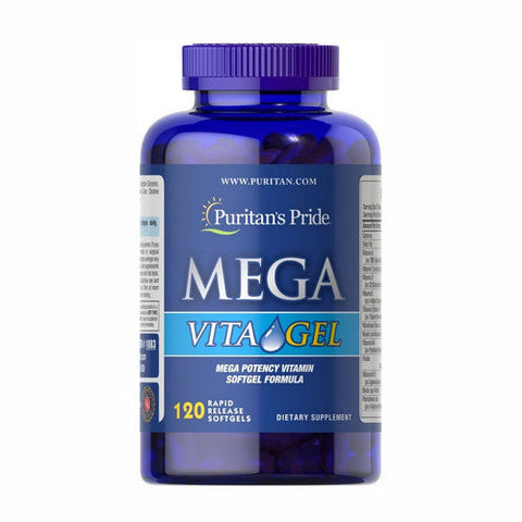 Puritan's Pride, Mega Vita Gel, 120 Softgels Puritan's Pride